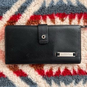 Kenneth Cole Reaction, black leather wallet